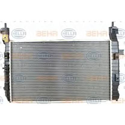 Foto Radiador, refrigeración del motor HELLA 8MK376771221