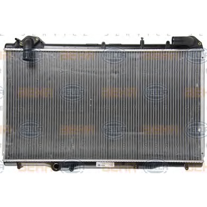 Foto Radiador, refrigeración del motor HELLA 8MK376771681