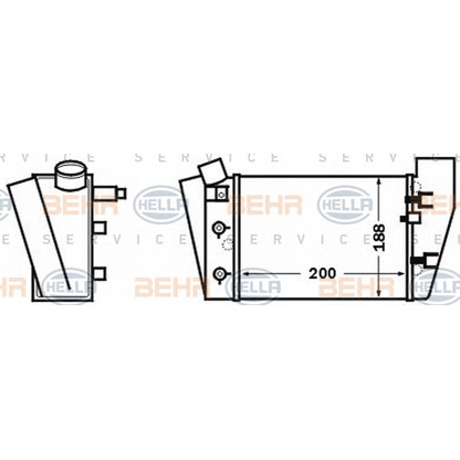 Фото Интеркулер HELLA 8ML376776091