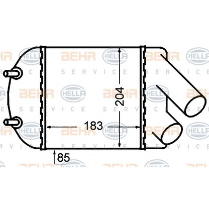 Foto Intercooler HELLA 8ML376776501