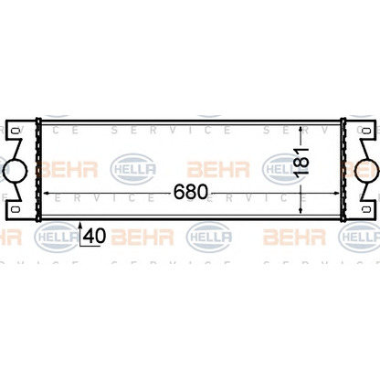 Foto Intercooler HELLA 8ML376776521