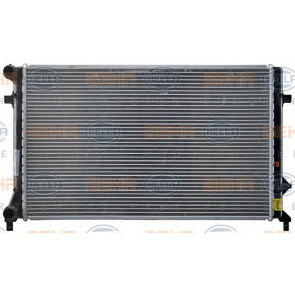 Photo Radiator, engine cooling HELLA 8MK376781091