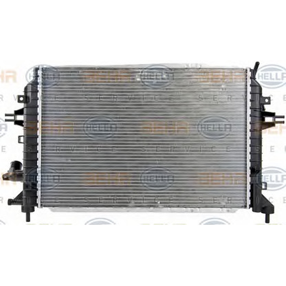 Foto Radiador, refrigeración del motor HELLA 8MK376790031