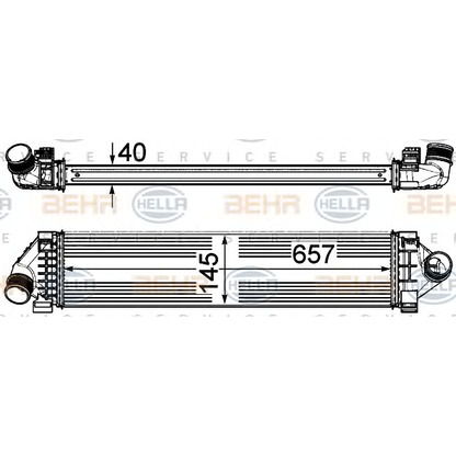 Foto Intercooler HELLA 8ML376791761