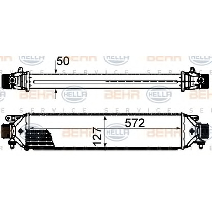 Foto Intercooler HELLA 8ML376899131