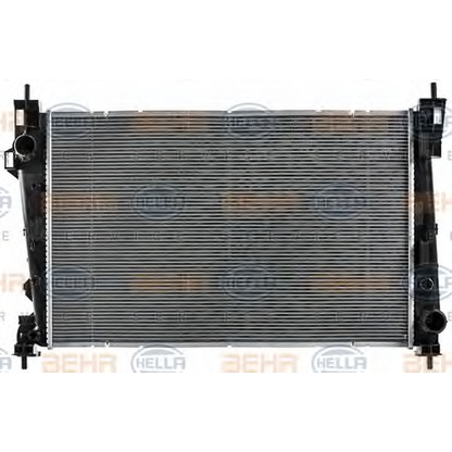 Photo Radiator, engine cooling HELLA 8MK376900021