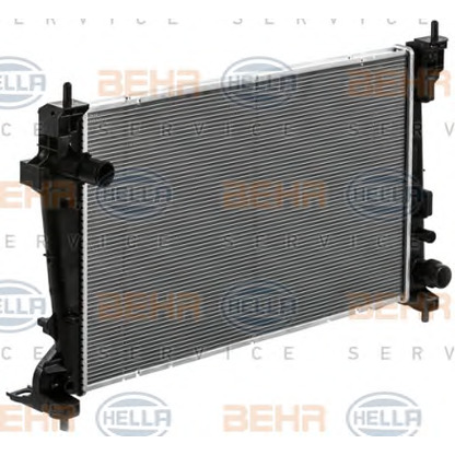 Photo Radiator, engine cooling HELLA 8MK376900021