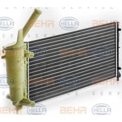 Foto Radiador, refrigeración del motor HELLA 8MK376900251