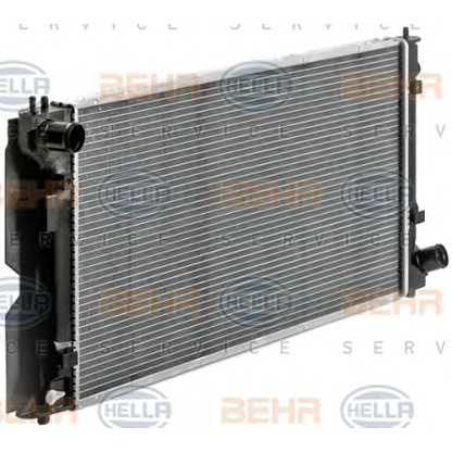 Foto Radiador, refrigeración del motor HELLA 8MK376900331