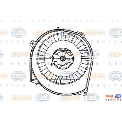 Foto Ventilador habitáculo HELLA 8EW009159321