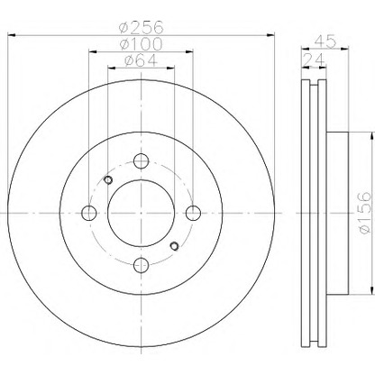 Foto Disco de freno HELLA 8DD355111541