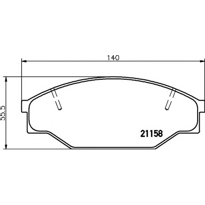 Foto Kit pastiglie freno, Freno a disco HELLA 8DB355006121