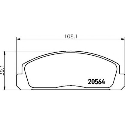 Foto Kit pastiglie freno, Freno a disco HELLA 8DB355007211