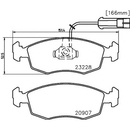 Foto Kit pastiglie freno, Freno a disco HELLA 8DB355008521