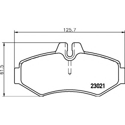 Фото Комплект тормозных колодок, дисковый тормоз HELLA 8DB355008651