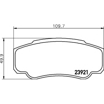 Foto Kit pastiglie freno, Freno a disco HELLA 8DB355010411