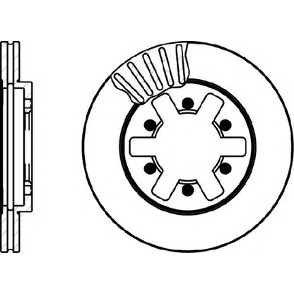 Photo Brake Disc HELLA 8DD355102331