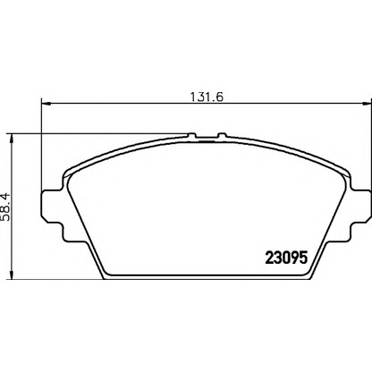 Foto Kit pastiglie freno, Freno a disco HELLA 8DB355011951