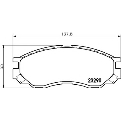 Foto Kit pastiglie freno, Freno a disco HELLA 8DB355017271