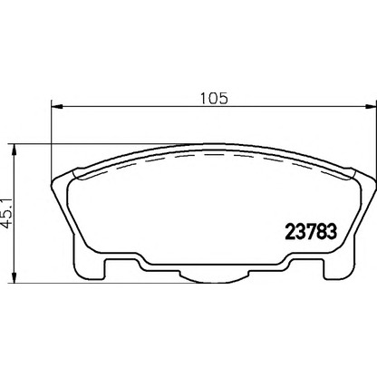 Foto Kit pastiglie freno, Freno a disco HELLA 8DB355017311