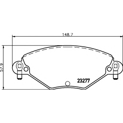 Foto Kit pastiglie freno, Freno a disco HELLA 8DB355019411