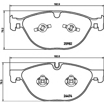 Foto Kit pastiglie freno, Freno a disco HELLA 8DB355021381