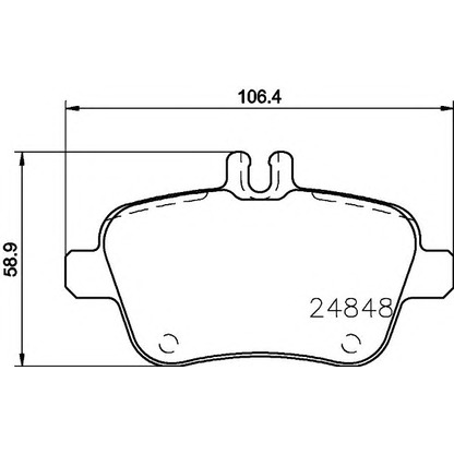 Foto Kit pastiglie freno, Freno a disco HELLA 8DB355021791