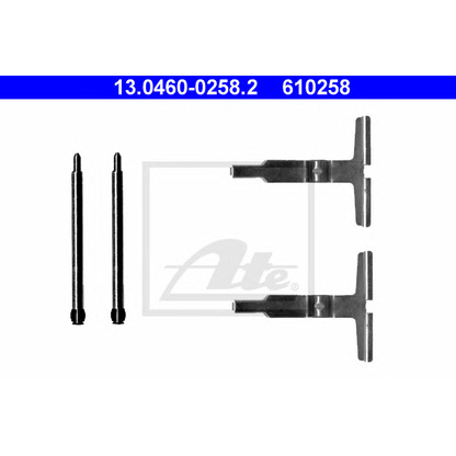 Zdjęcie Zestaw akcesoriów, klocki hamulcowe ATE 13046002582