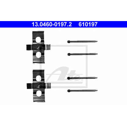 Photo Accessory Kit, disc brake pads ATE 13046001972