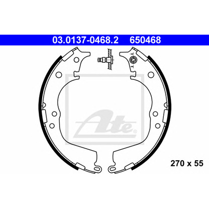 Фото Комплект тормозных колодок ATE 03013704682