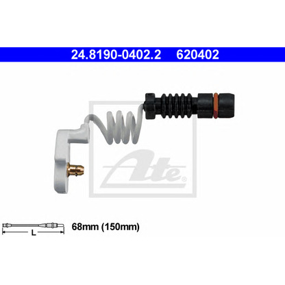 Фото Сигнализатор, износ тормозных колодок ATE 24819004022