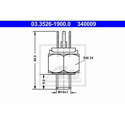 Photo Brake Light Switch ATE 03352619000