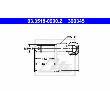 Photo Brake Master Cylinder ATE 03351809002