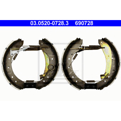 Photo Brake Shoe Set ATE 03052007283