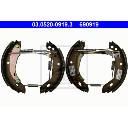 Photo Brake Shoe Set ATE 03052009193