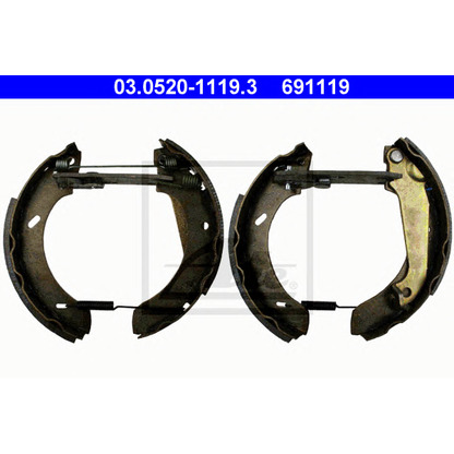 Photo Brake Shoe Set ATE 03052011193