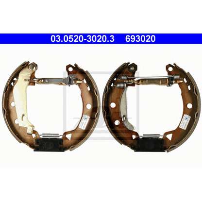 Photo Brake Shoe Set ATE 03052030203