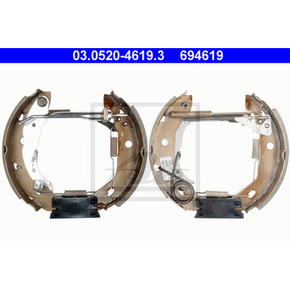 Photo Brake Shoe Set ATE 03052046193