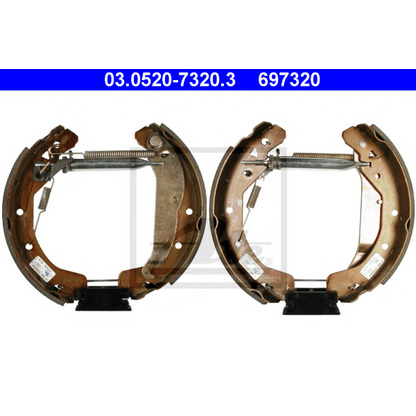 Photo Brake Shoe Set ATE 03052073203