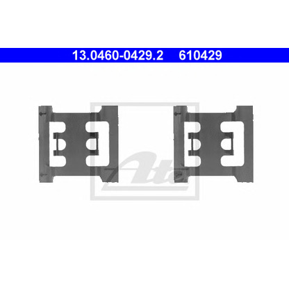 Foto Kit accessori, Pastiglia freno ATE 13046004292