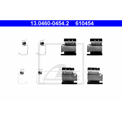 Photo Accessory Kit, disc brake pads ATE 13046004542