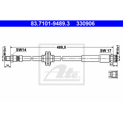 Photo Brake Hose ATE 83710194893