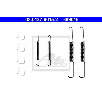 Photo Accessory Kit, brake shoes ATE 03013790152