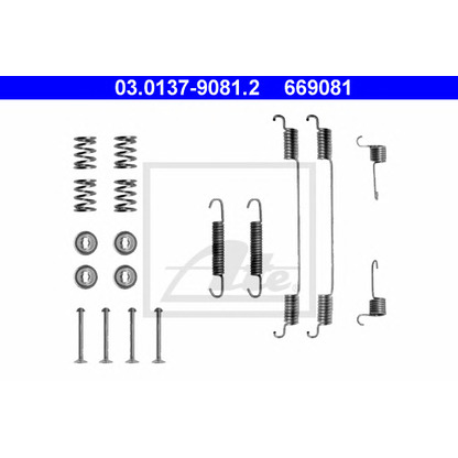 Foto Kit accessori, Ganasce freno ATE 03013790812