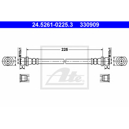 Photo Brake Hose ATE 24526102253