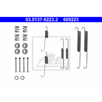 Photo Accessory Kit, brake shoes ATE 03013792232