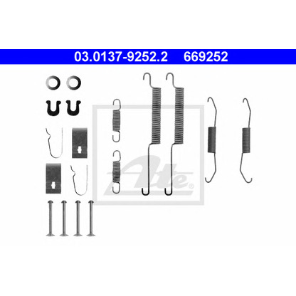 Photo Accessory Kit, brake shoes ATE 03013792522