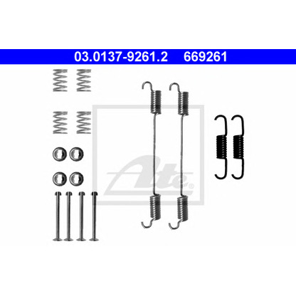 Photo Accessory Kit, brake shoes ATE 03013792612