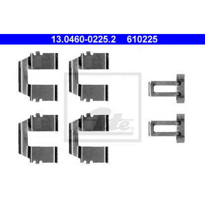 Photo Accessory Kit, disc brake pads ATE 13046002252