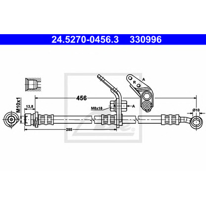 Photo Brake Hose ATE 24527004563